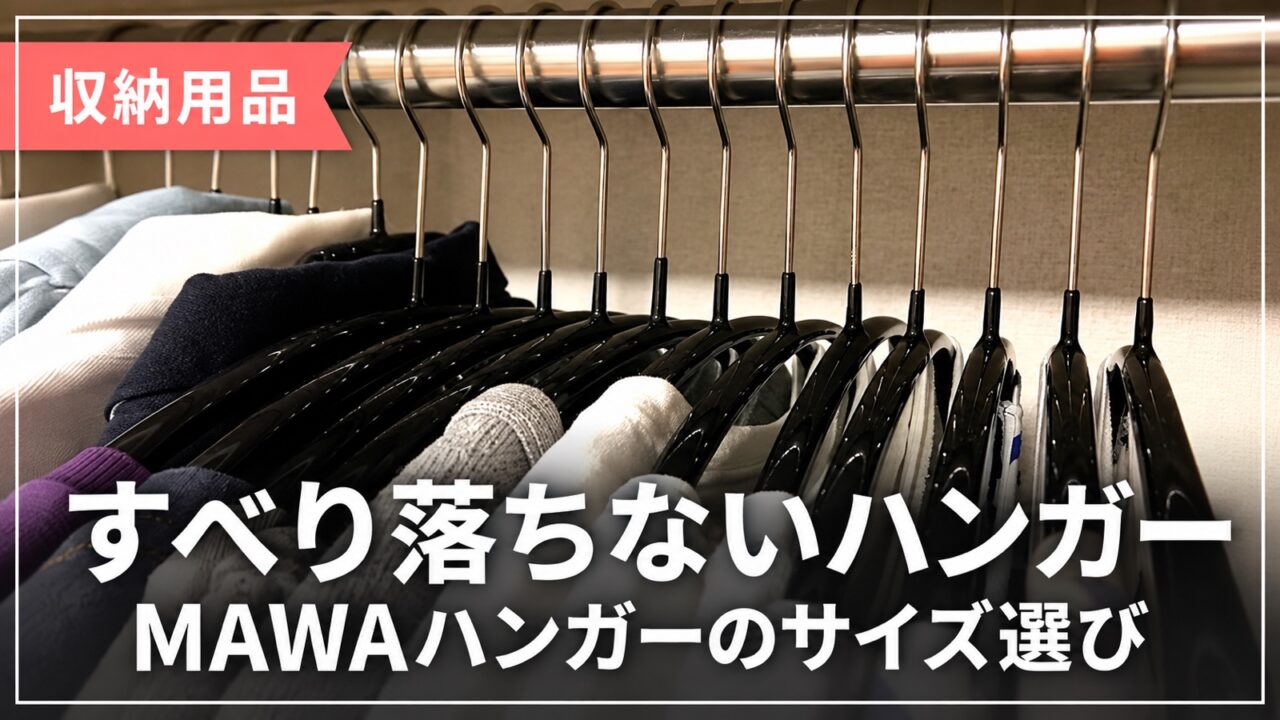 MAWAハンガーを使った衣類収納