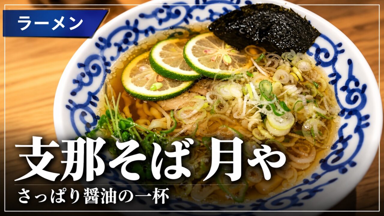 支那そば月やのラーメンのアイキャッチ