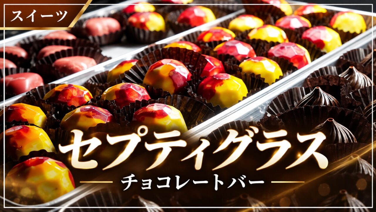 セプティグラスのチョコレートバーを紹介するアイキャッチ画像