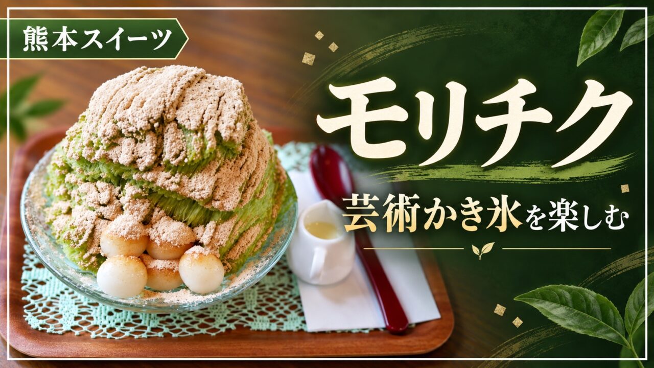 モリチクの芸術かき氷を楽しむ