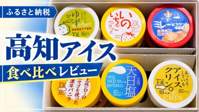 高知県いの町の高知アイス返礼品レビュー